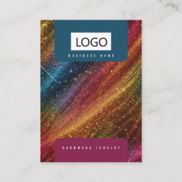 Tarjeta de visualización de collares de joyas arco