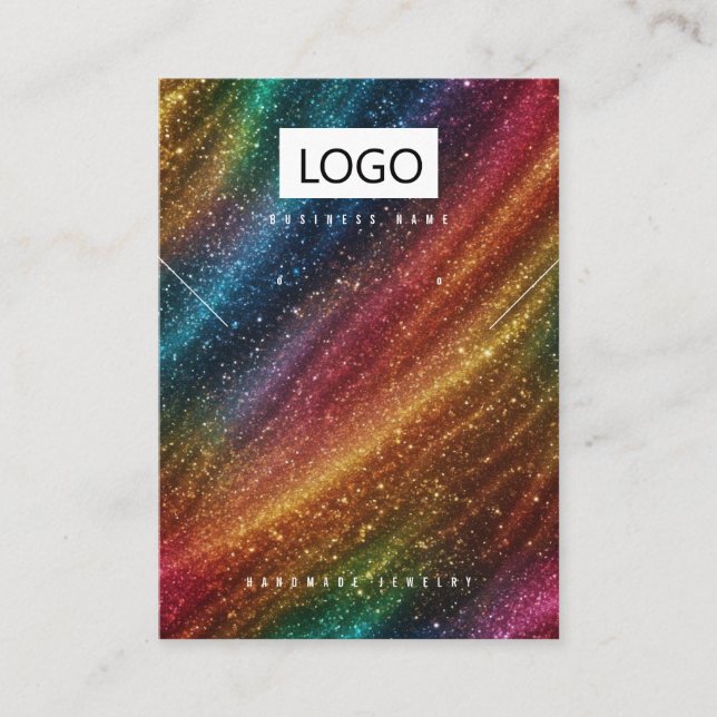 Tarjeta de visualización de collares de joyas arco (Anverso)