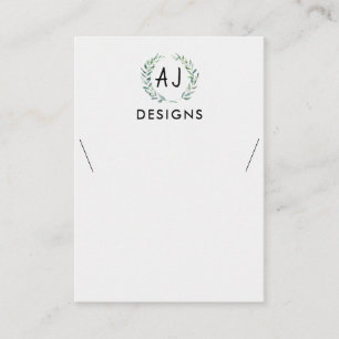 Tarjeta de visualización de collares de pintura fl