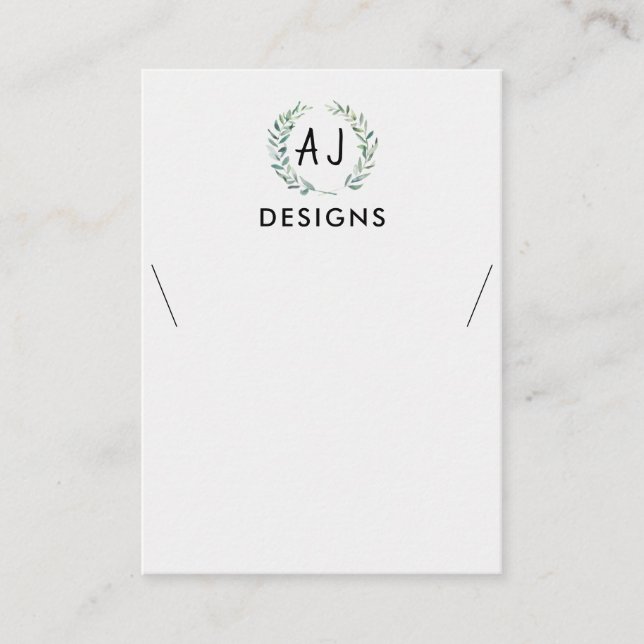 Tarjeta de visualización de collares de pintura fl (Anverso)