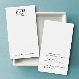 Tarjeta de visualización de color blanco o de cual
