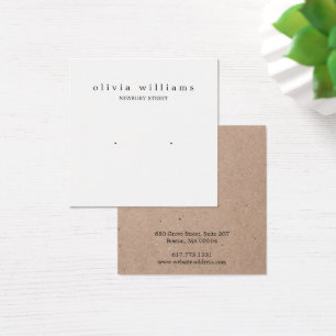 Tarjeta de visualización de cuadrado de anclaje de