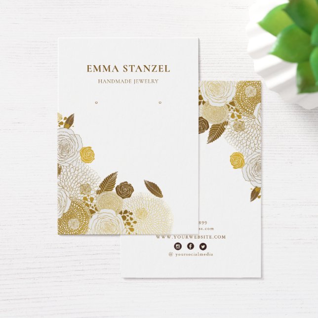 Tarjeta de visualización de derivación ・ Floral co (Escritorio)