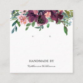 Tarjeta de visualización de derivación | Floral de