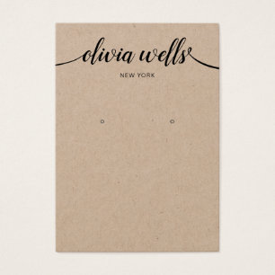 Tarjeta de visualización de derivación para tipogr