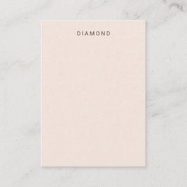 Tarjeta de visualización de diamantes rosa de Rubo