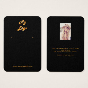 Tarjeta de visualización de fotografías de joyas c
