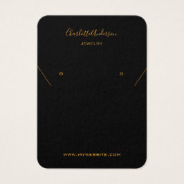 Tarjeta de visualización de fotografías de joyas d