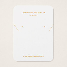 Tarjeta de visualización de fotografías de joyas d