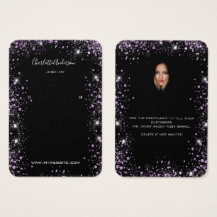 Tarjeta de visualización de fotos de pendientes pú