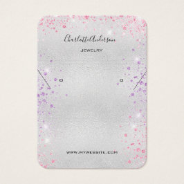 Tarjeta de visualización de fotos para pendientes 