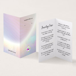 Tarjeta de visualización de ganancia con su logoti