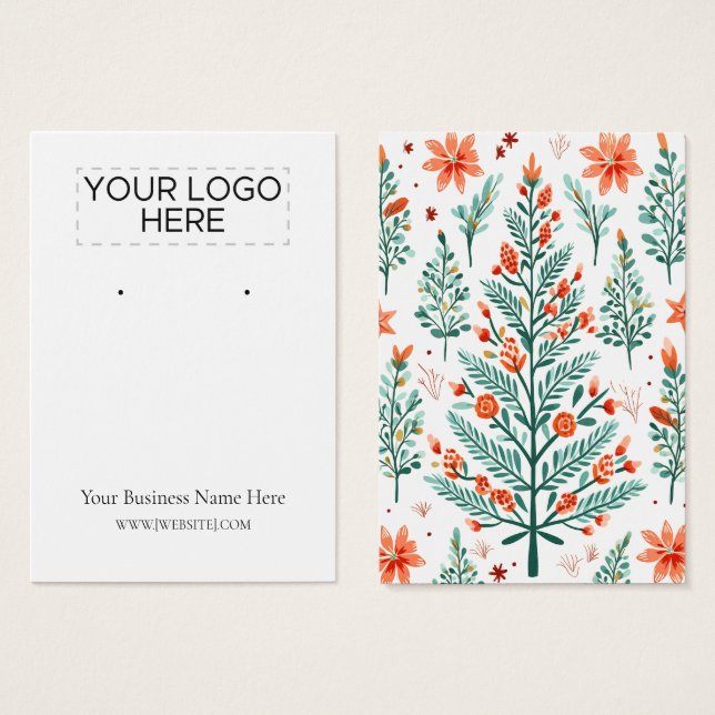 Tarjeta de visualización de ganancia de árboles de (Anverso y reverso)