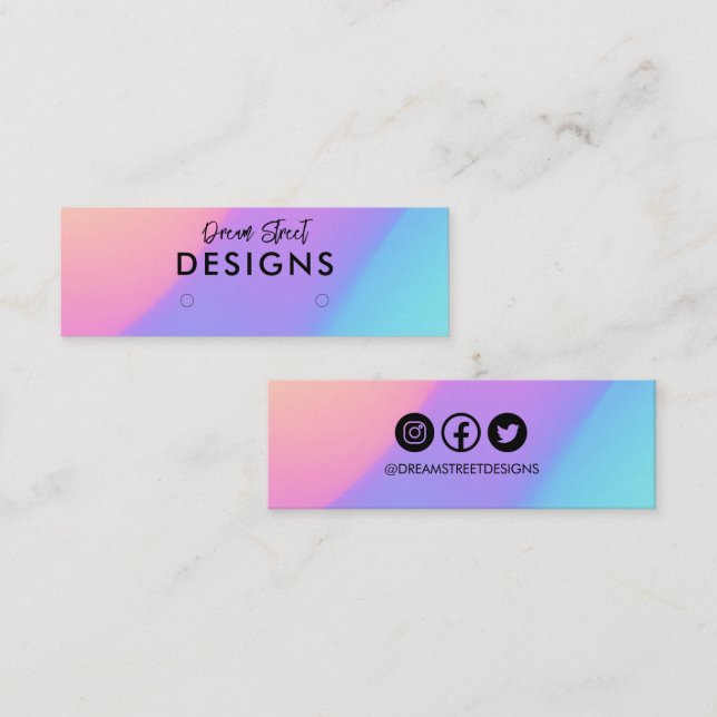 Tarjeta de visualización de ganancia de medios soc (Anverso / Reverso)