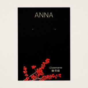 Tarjeta de visualización de ganancia de navidades 