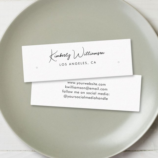 Tarjeta de visualización de ganancia de zócalo de  (Empower your name in our signature script as your logo and brand identity)