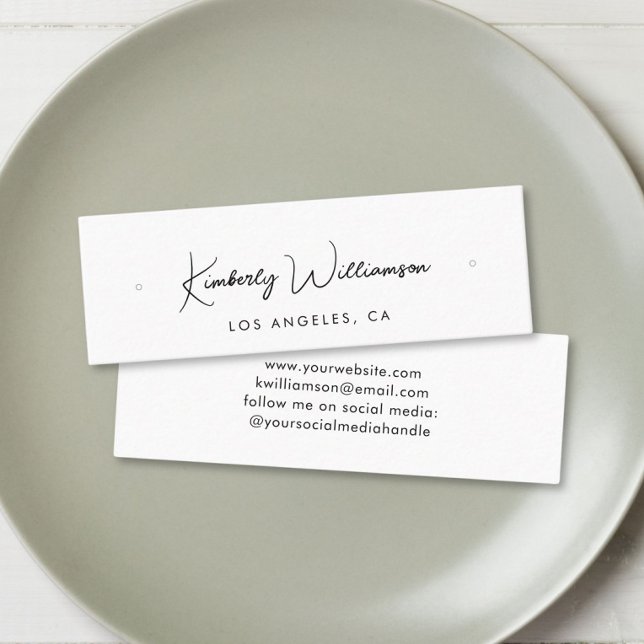 Tarjeta de visualización de ganancia de zócalo de  (Empower your name in our signature script as your logo and brand identity)