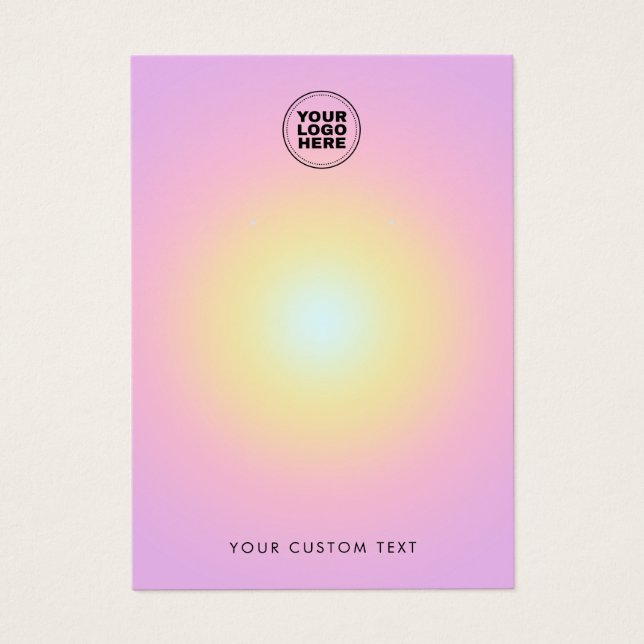 Tarjeta de visualización de ganancia moderna (Frente)