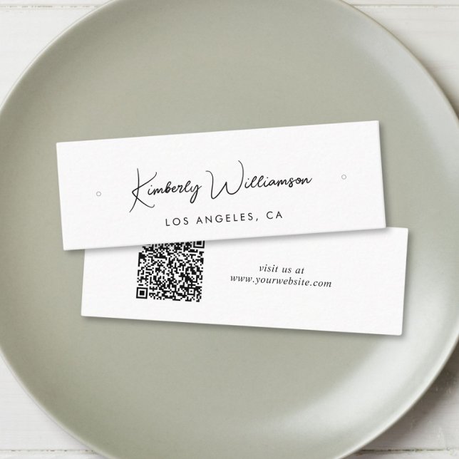 Tarjeta de visualización de ganga de zócalo de zóc (Empower your name in our signature script as your logo and brand identity)