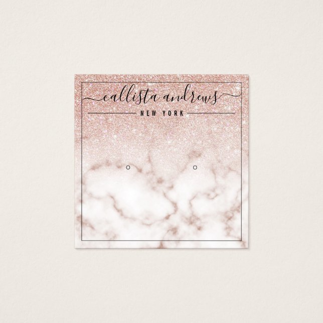 Tarjeta de visualización de hormigón de Purpurina  (Anverso)