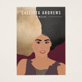 Tarjeta de visualización de Ilustracion de moda ch