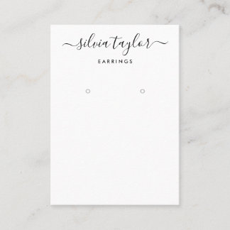 Tarjeta de visualización de ingresos blancos negro