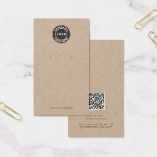 Tarjeta de visualización de ingresos de código QR