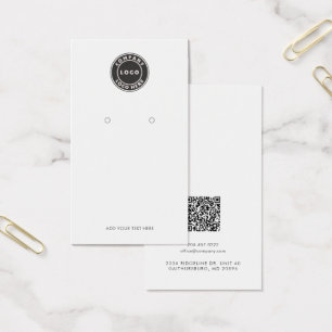 Tarjeta de visualización de ingresos del código QR