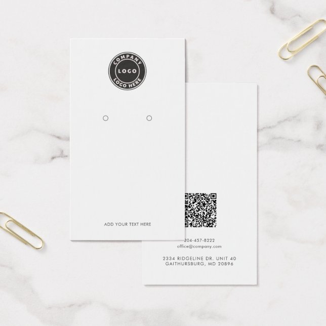 Tarjeta de visualización de ingresos del código QR (Oficina)