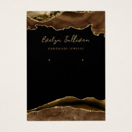 Tarjeta de visualización de joyas de agre de color