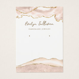 Tarjeta de visualización de joyas de agujeros de m