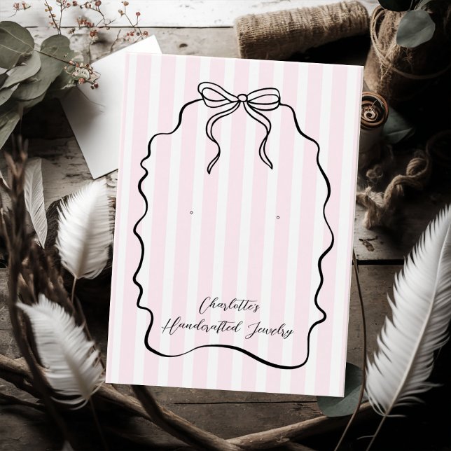 Tarjeta de visualización de Joyas de anclaje rosa  (Subido por el creador)