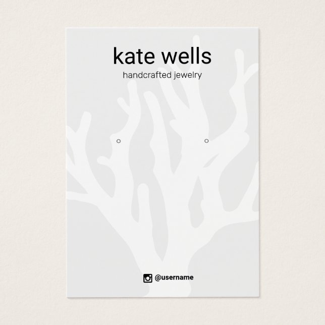 Tarjeta de visualización de joyas de canalización  (Frente)