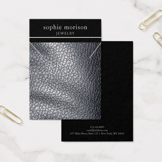 Tarjeta de visualización de joyas de collar ・ Cuer (Oficina)