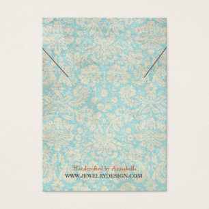 Tarjeta de visualización de joyas de collar ・ Dama