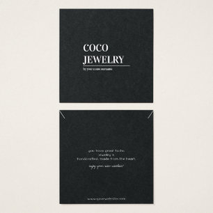 Tarjeta de visualización de joyas de collar de abs