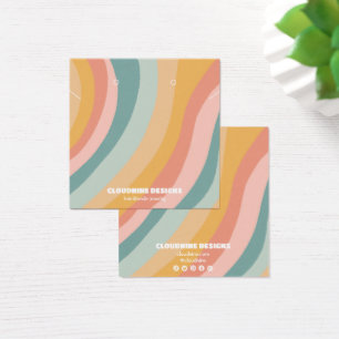 Tarjeta de visualización de joyas de collar de arc