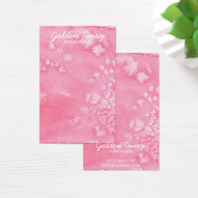 Tarjeta de visualización de joyas de collar de col (Escritorio)