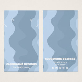 Tarjeta de visualización de joyas de collar de col