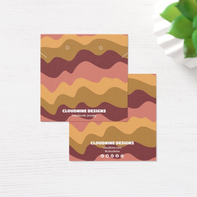 Tarjeta de visualización de joyas de collar de col (Escritorio)