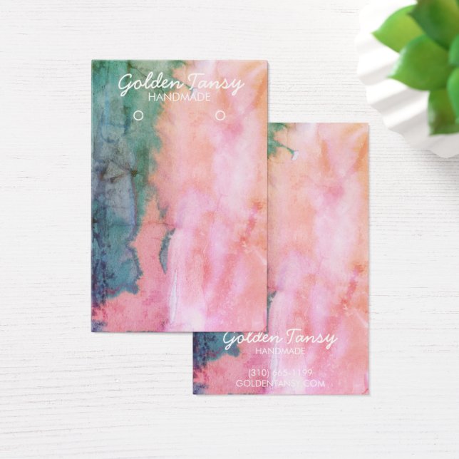 Tarjeta de visualización de joyas de collar de col (Escritorio)