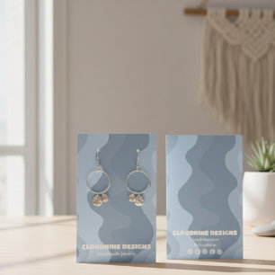 Tarjeta de visualización de joyas de collar de col