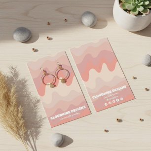 Tarjeta de visualización de joyas de collar de col