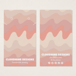 Tarjeta de visualización de joyas de collar de col