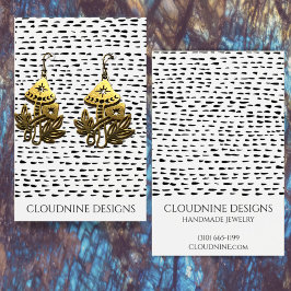 Tarjeta de visualización de joyas de collar de con