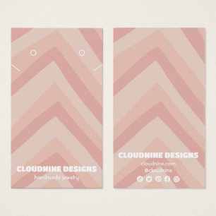 Tarjeta de visualización de joyas de collar de lín