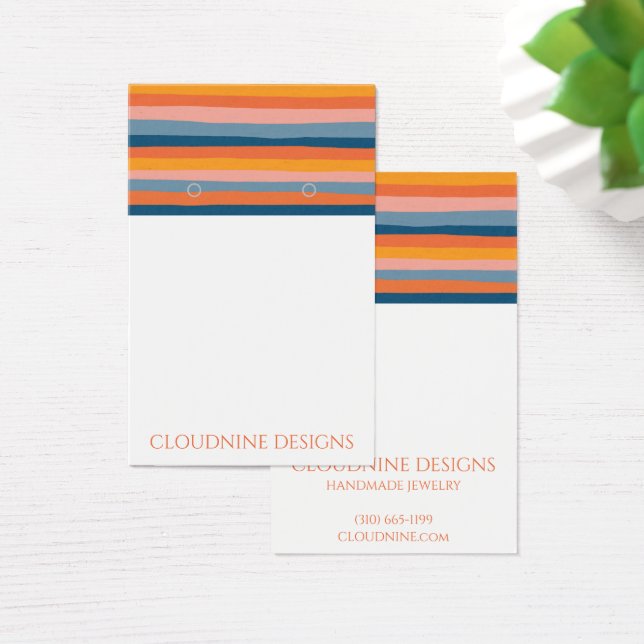 Tarjeta de visualización de joyas de collar de lin (Escritorio)