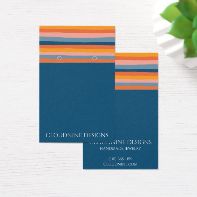 Tarjeta de visualización de joyas de collar de lin (Escritorio)