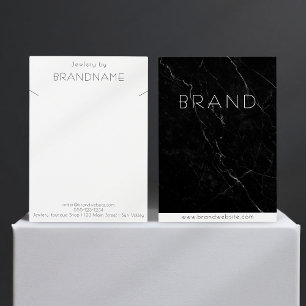 Tarjeta de visualización de joyas de collar de már