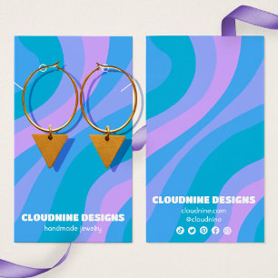 Tarjeta de visualización de joyas de collar de ole